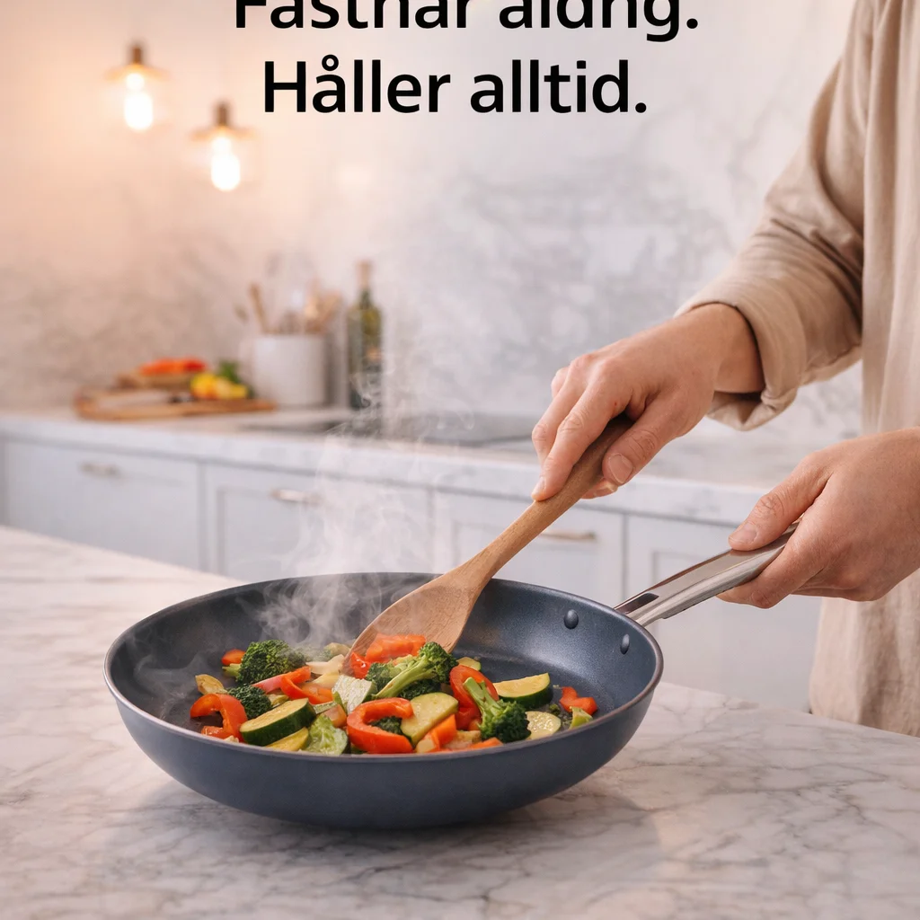 Kolstål Stekpanna med Non-Stick Beläggning - lifestyle view