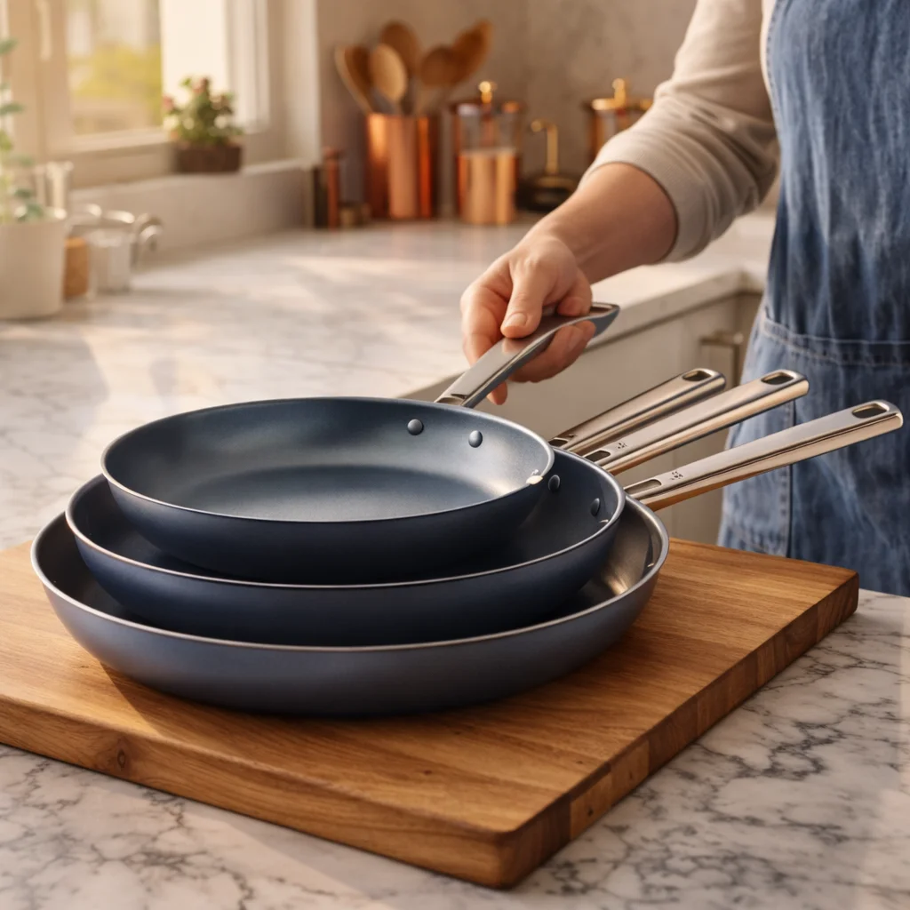 Kolstål Stekpanna med Non-Stick Beläggning - lifestyle view